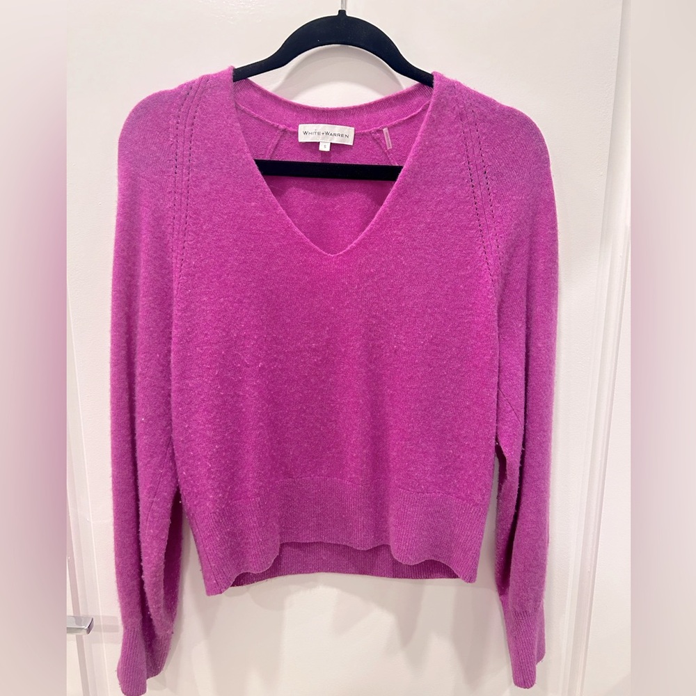 White + Warren cashmere sweater